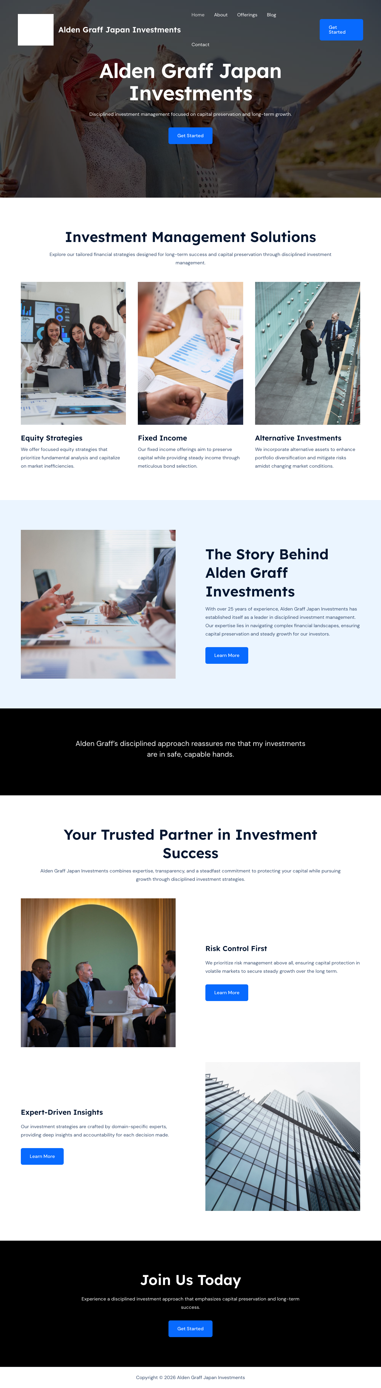 Screenshot of alden-graff-japan-investments.com