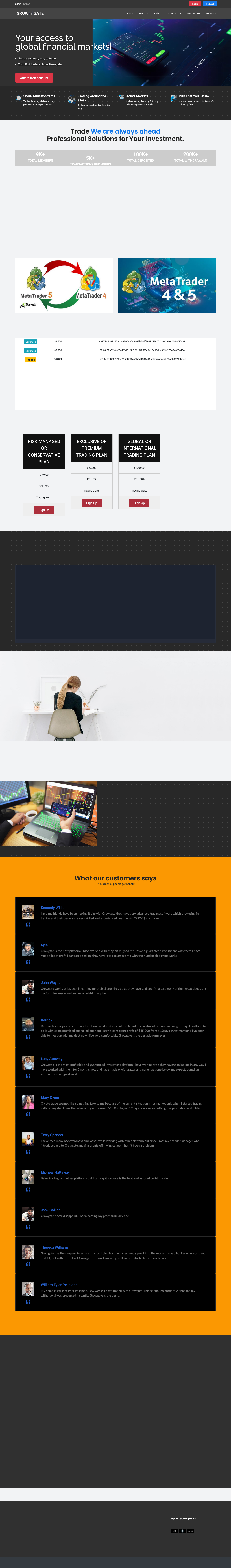 Domain screenshot