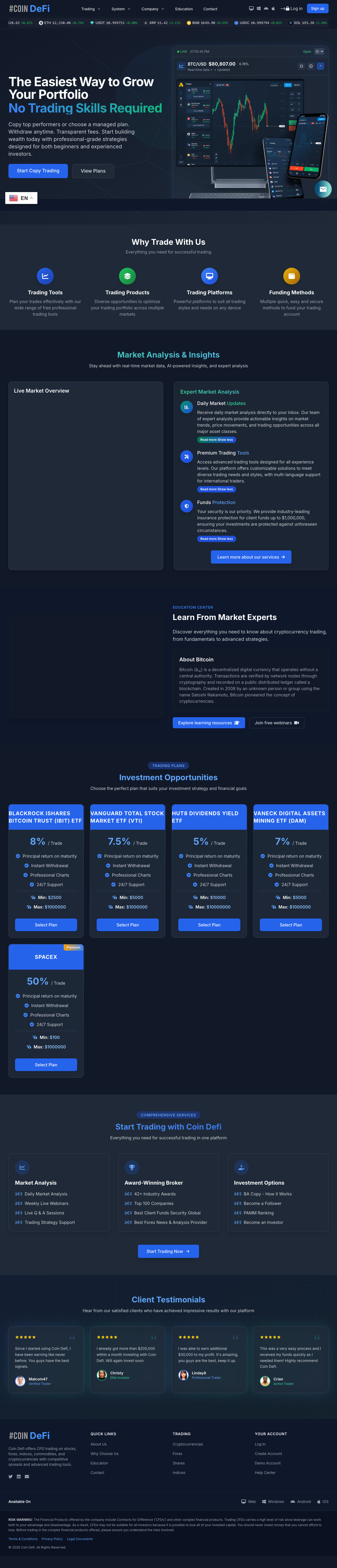 Domain screenshot