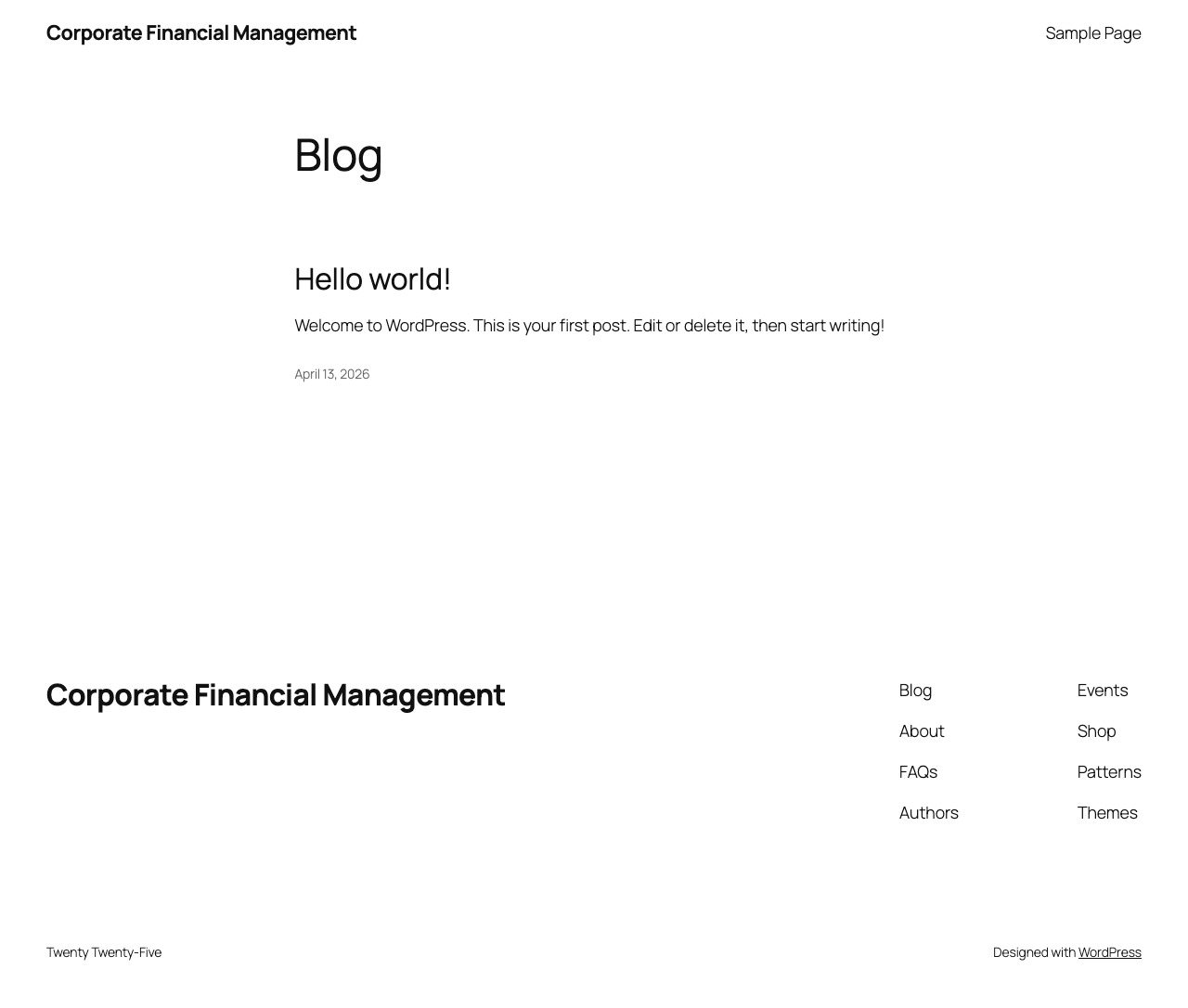 Domain screenshot