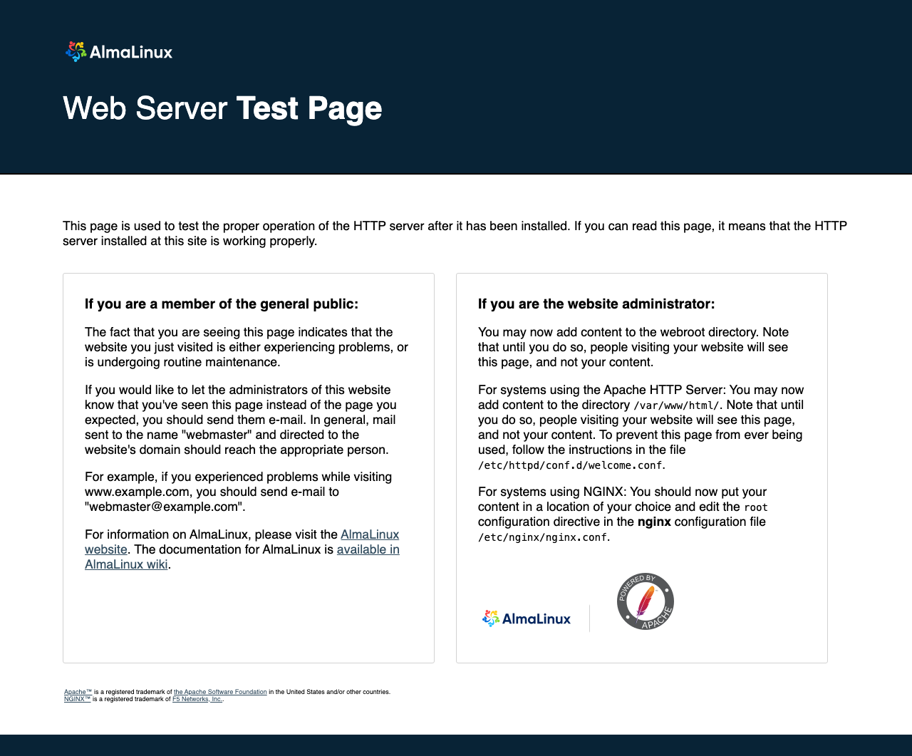 Domain screenshot