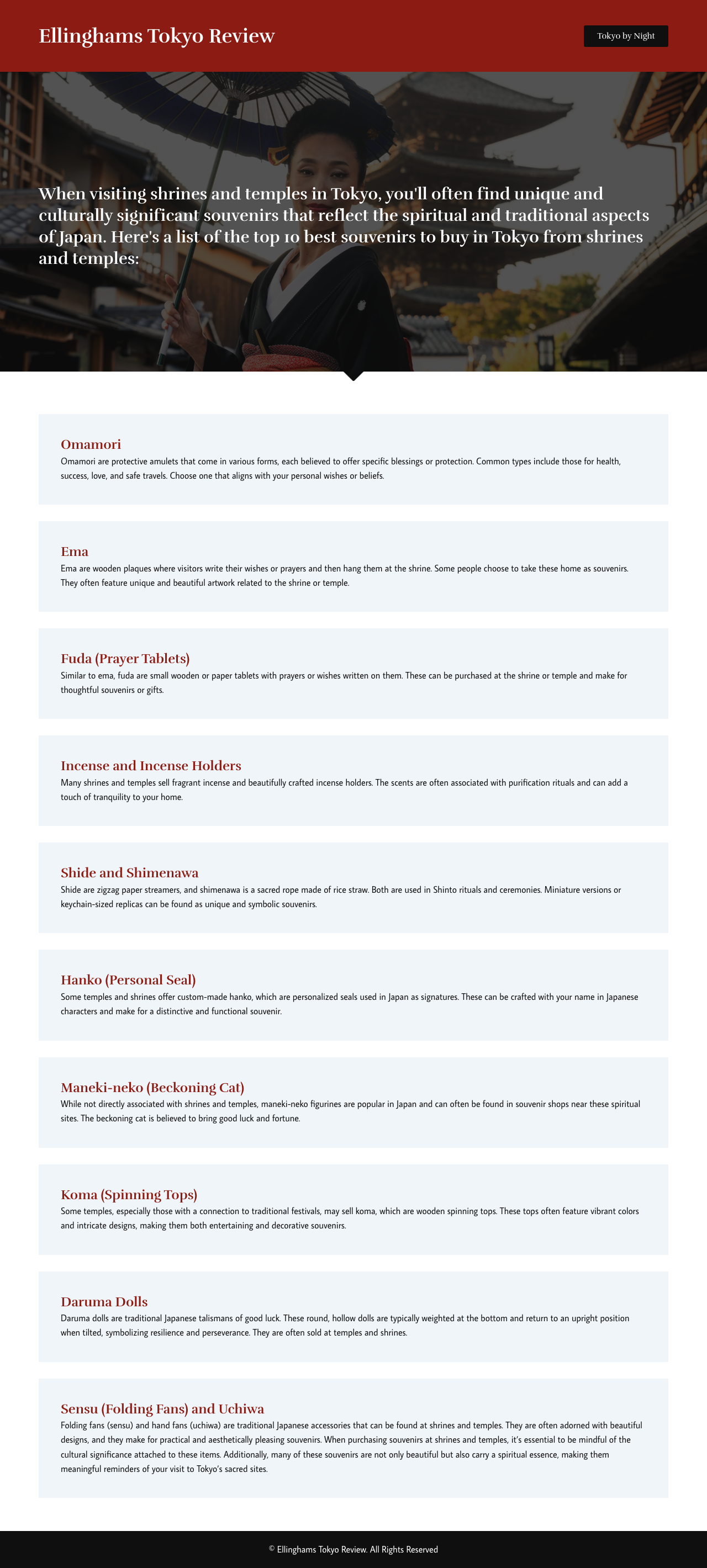 Screenshot of ellinghams-tokyo-review.com