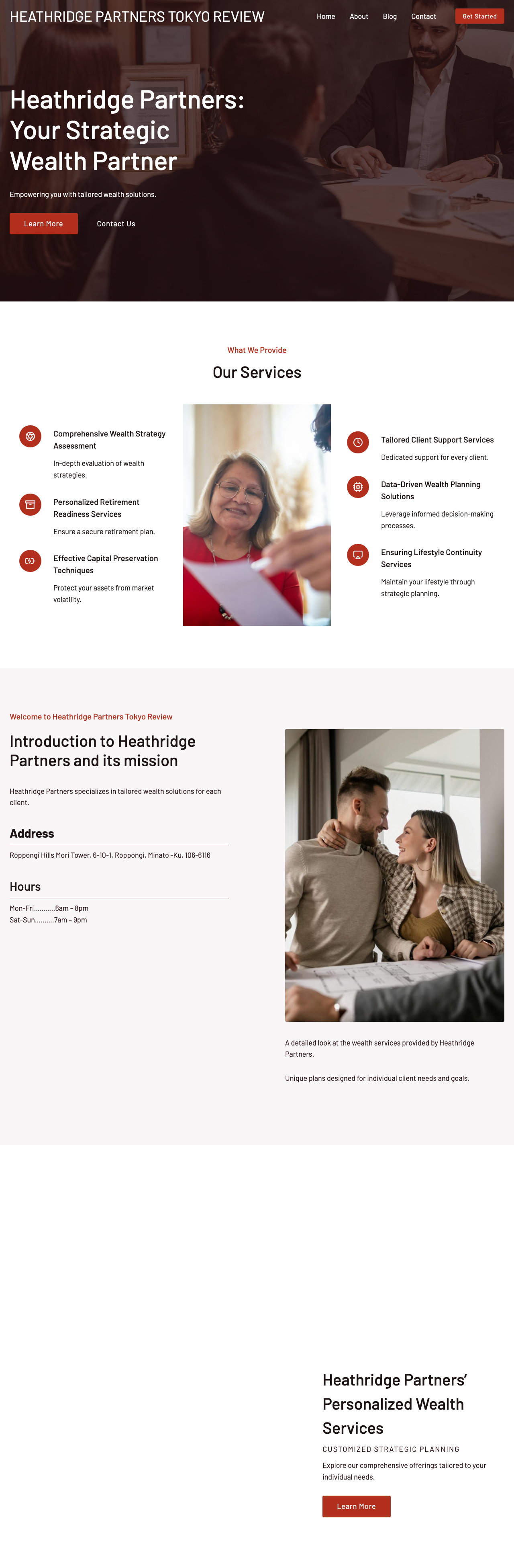 Screenshot of heathridge-partners-tokyo-review.com