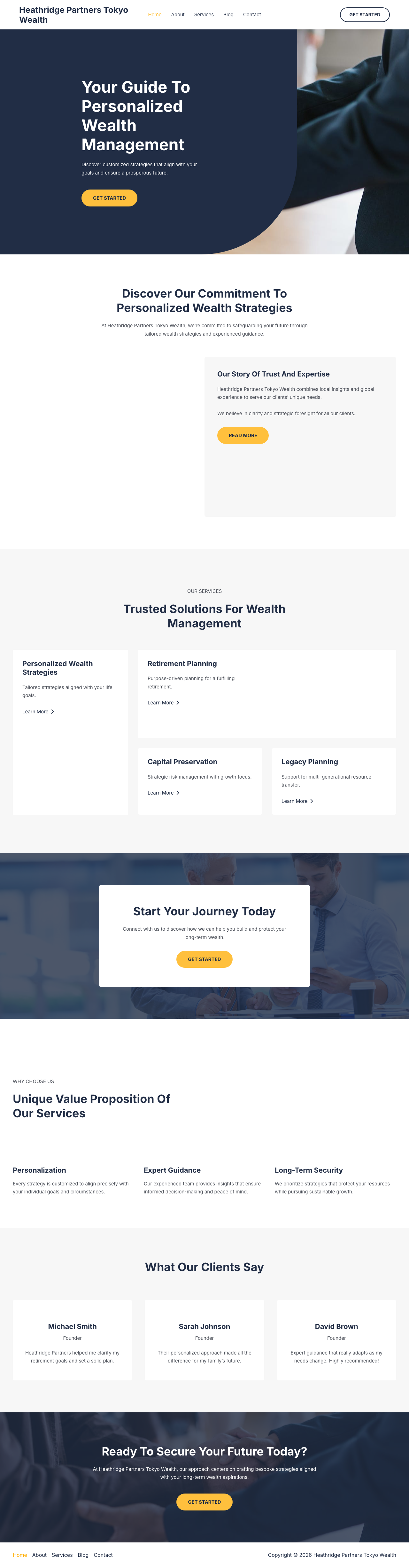 Screenshot of heathridge-partners-tokyo-wealth.com