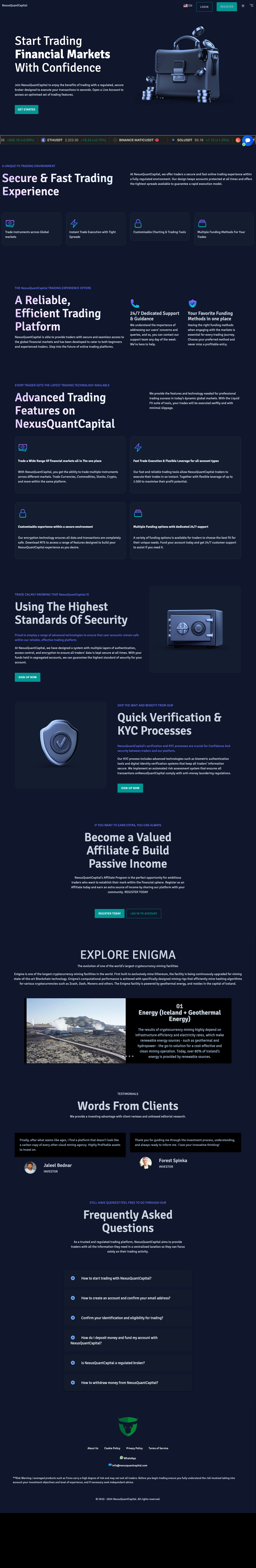 Domain screenshot