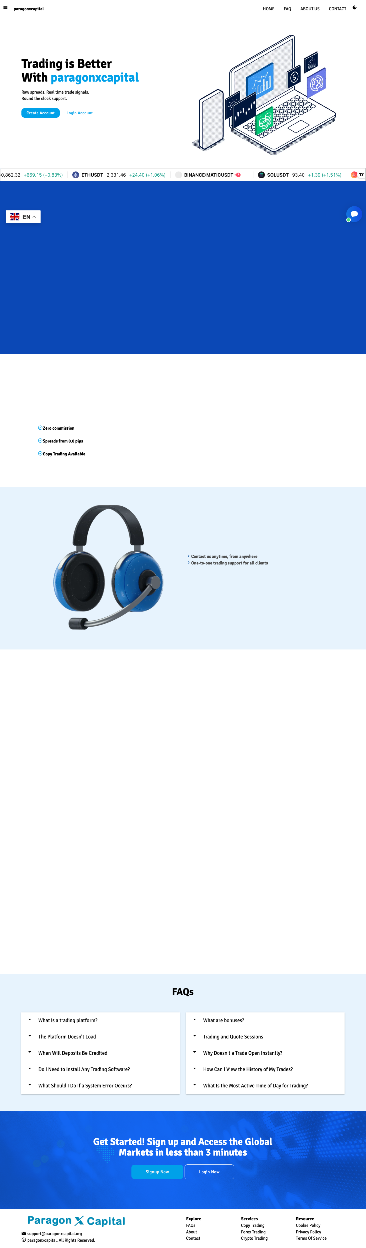 Domain screenshot