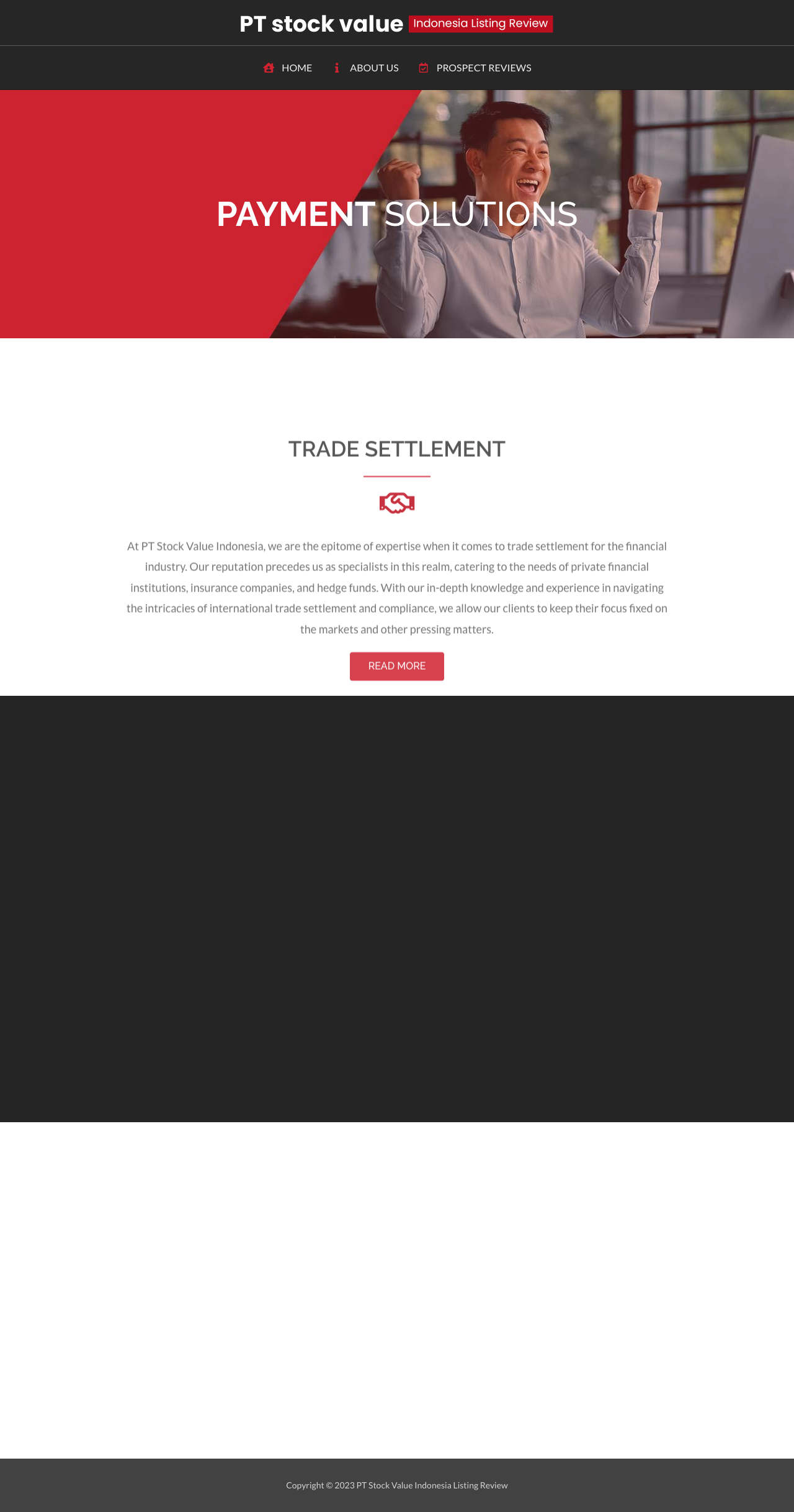 Screenshot of ptstockvalue.com