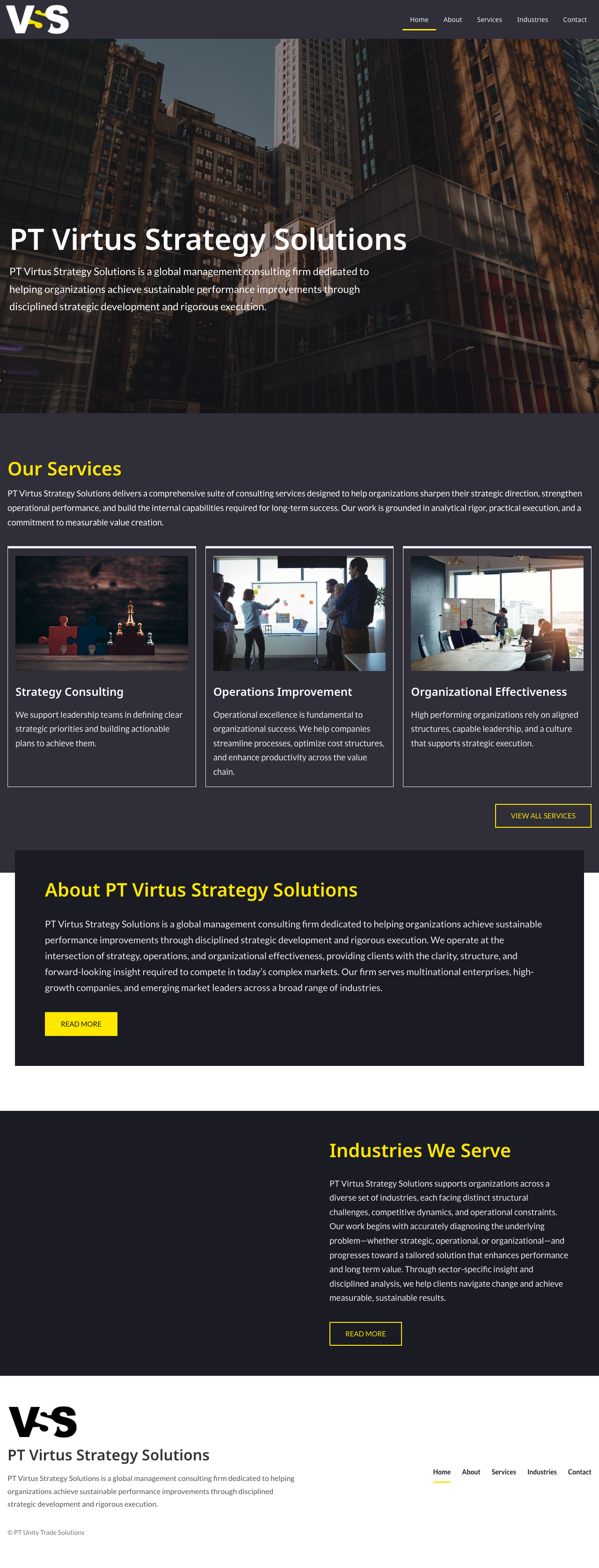 Screenshot of ptvirtus.com
