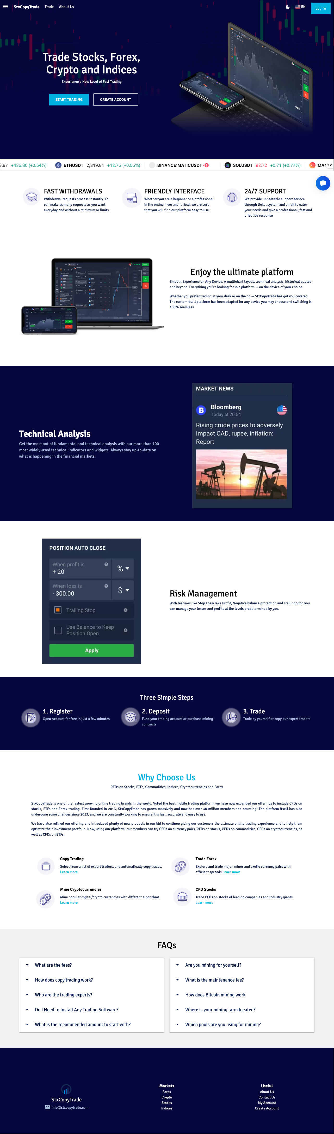 Domain screenshot