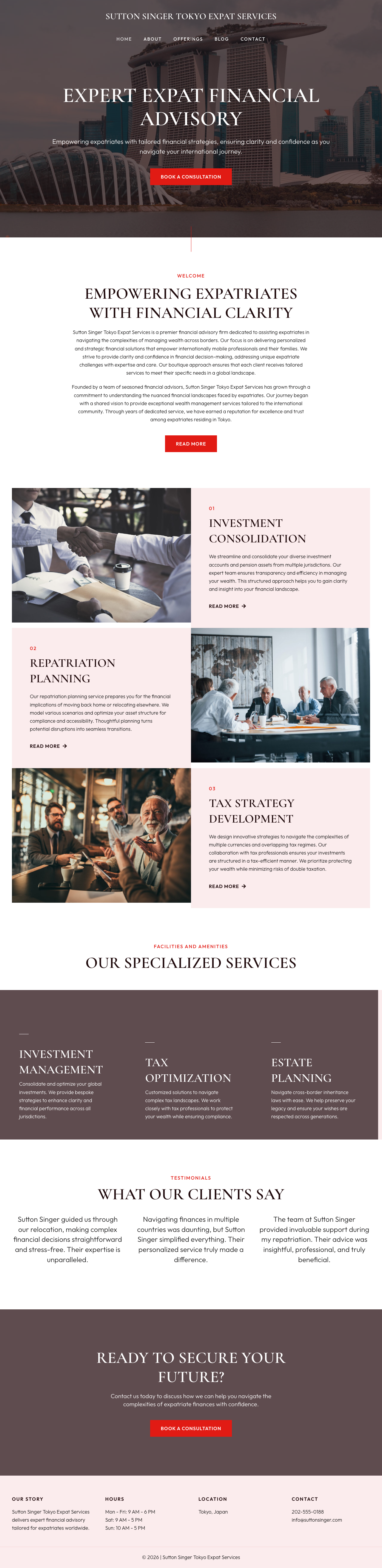 Screenshot of sutton-singer-tokyo-expat-services.com