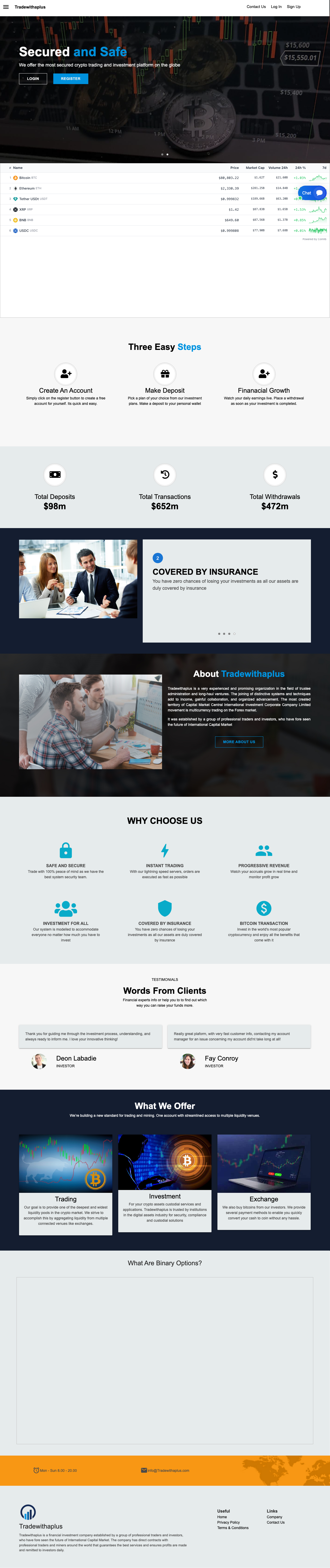 Domain screenshot