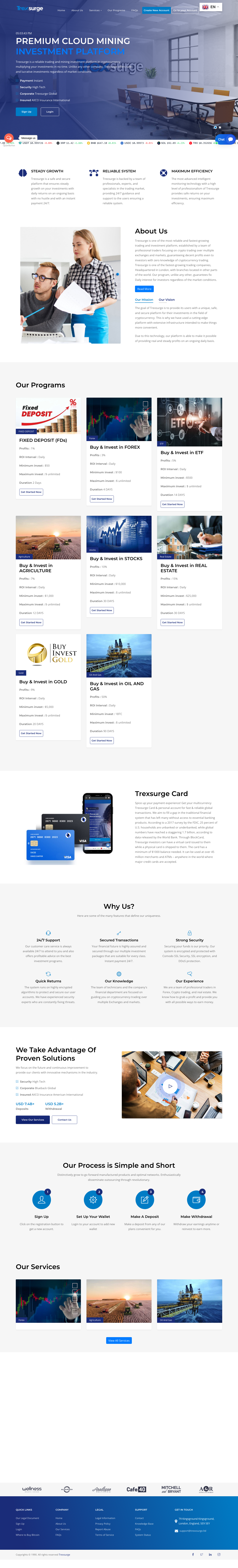 Screenshot of trexxsurge.ltd