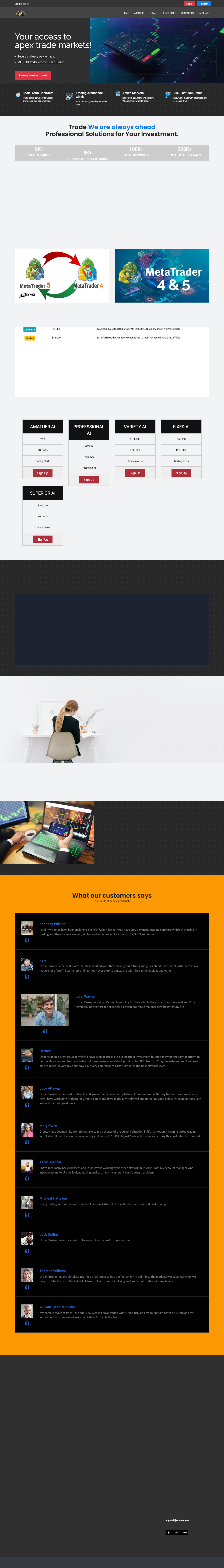 Domain screenshot